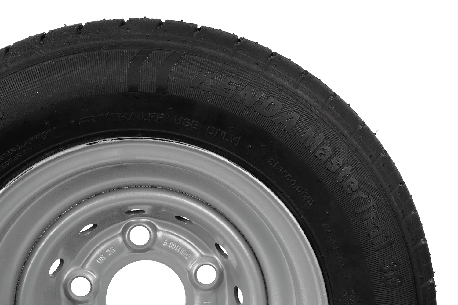 RUEDA REFORZADA PARA REMOLQUE KENDA TIRE 195/55 R10C 98/96N KENDA RIM 6IX10