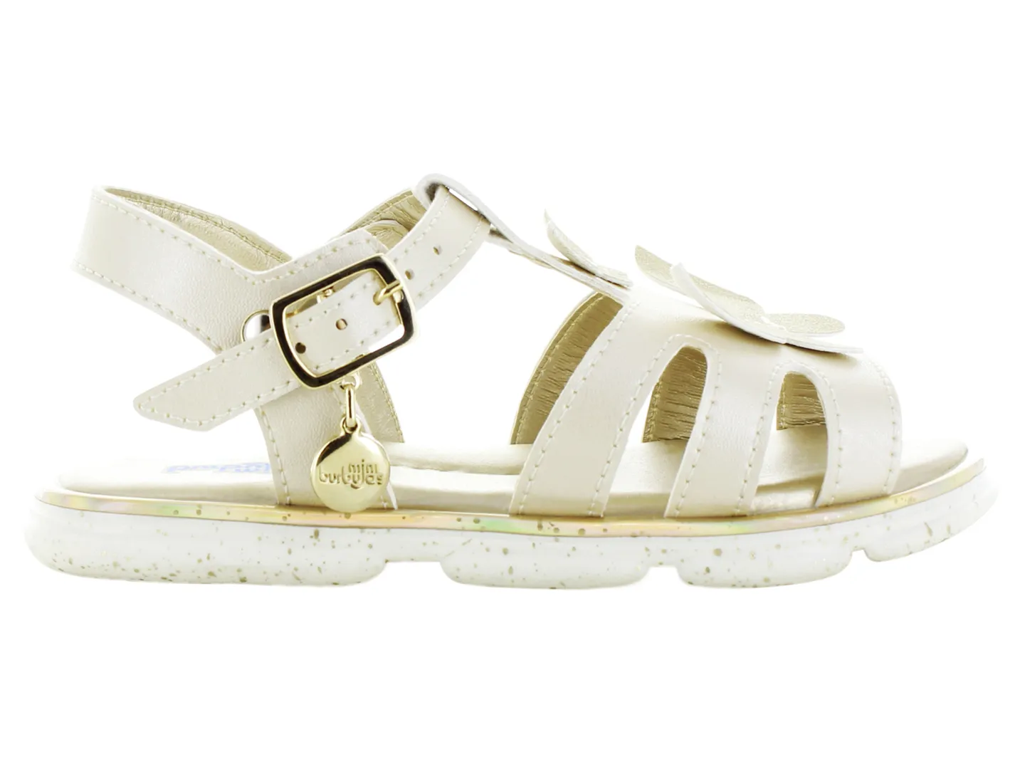 SANDALIAS MINIBURBUJAS 14308 BEIGE PARA NIñA