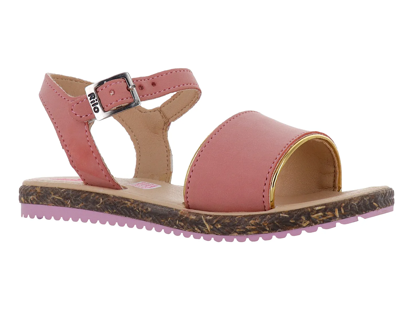 Sandalias Rilo 3608 Rosa Para Niña