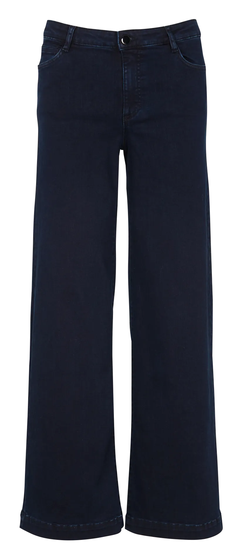 SANDY  PANTALóN ANCHO DE MEZCLA DE ALGODóN EN AZUL