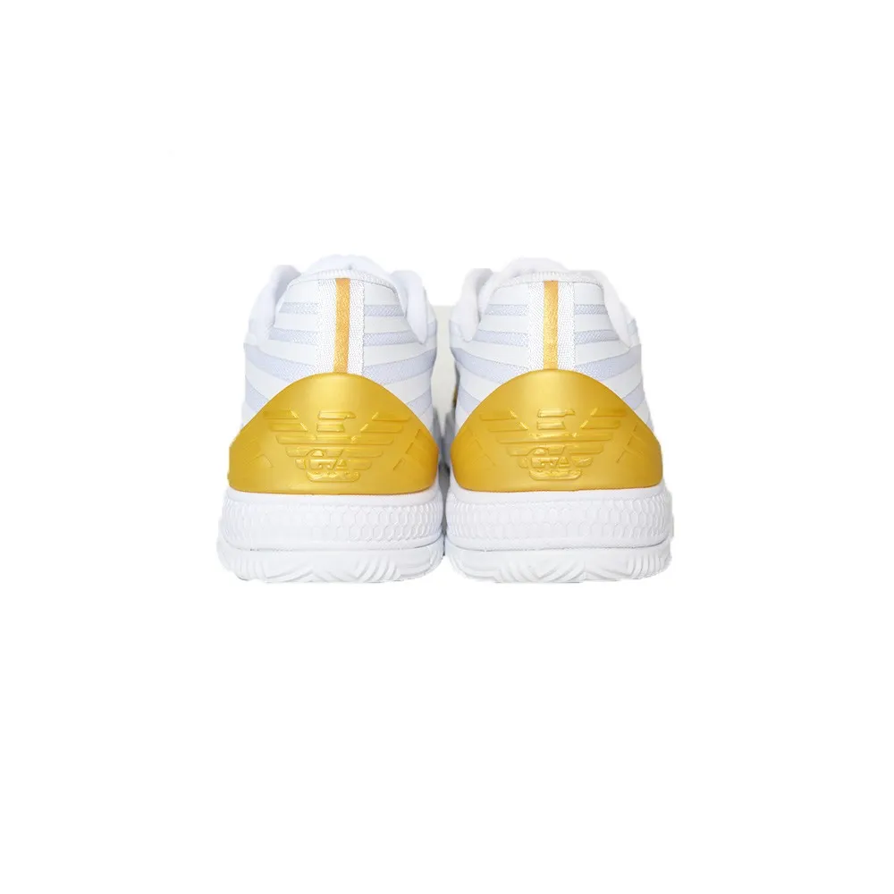 Sneakers EA7 Emporio Armani X8X079 XK203 R579 Color Blanco y Oro
