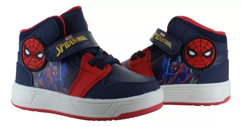 Spiderman Tenis Bota Urbana Moda Casual Confort Niño 91641