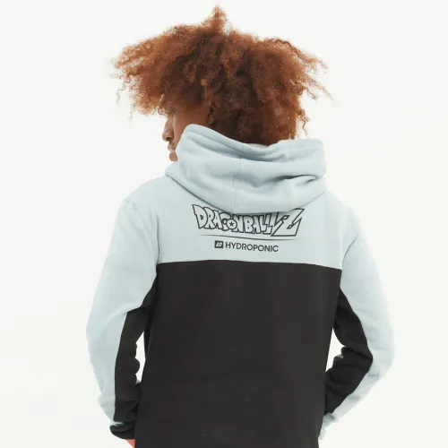 SUDADERA NIñO HYDROPONIC CON CAPUCHA DB558Y02 GOKU SAIYAN HD MISTY BLUEAZUL CLARO