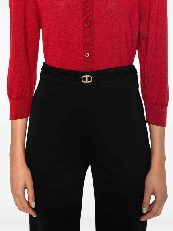 TWINSET PANTALóN CASUAL  NEGRO