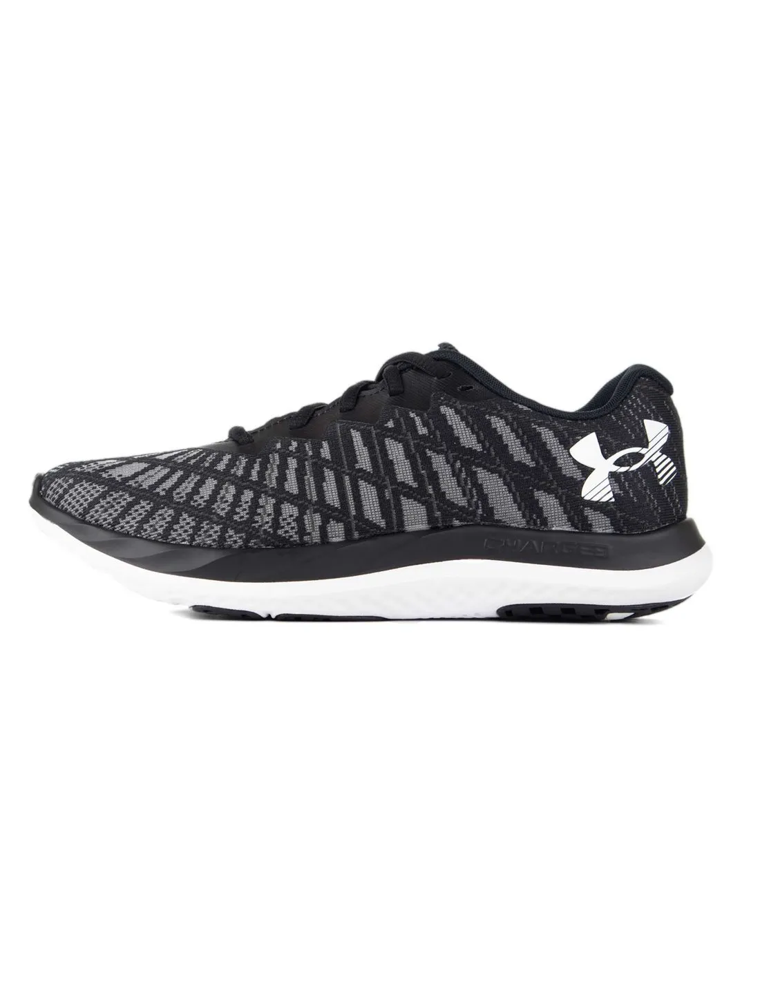 UNDER ARMOUR  ZAPATILLAS NEGRAS Y GRISES UA CHARGED BREEZE 2 MUJER