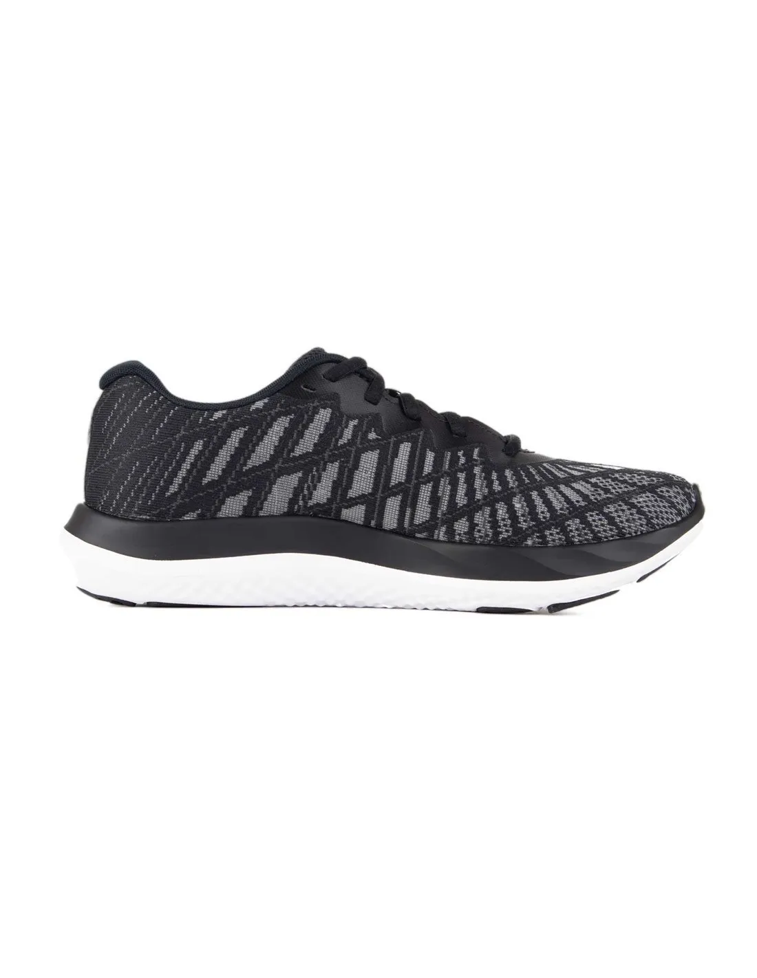 UNDER ARMOUR  ZAPATILLAS NEGRAS Y GRISES UA CHARGED BREEZE 2 MUJER