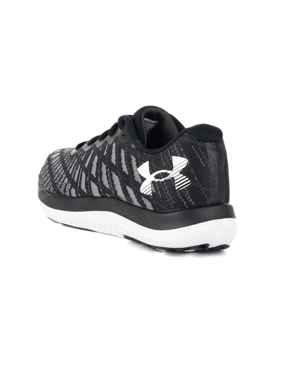 UNDER ARMOUR  ZAPATILLAS NEGRAS Y GRISES UA CHARGED BREEZE 2 MUJER