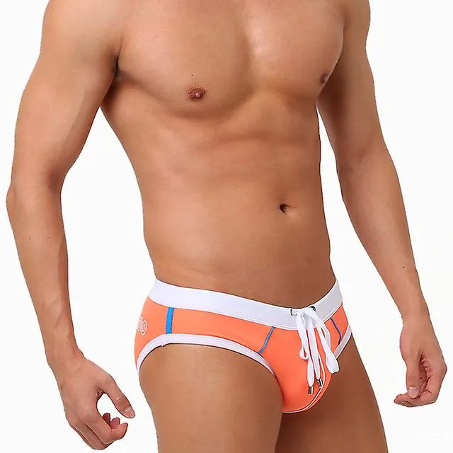 UXH BRAND TRAJES DE BAñO PARA HOMBRES CON PUSHUP BLUE TRUNKS BOXER HIQ SEXY MEN TRAJE DE BAñO TRANSPIRABLE SPEED MATCHING BEAC