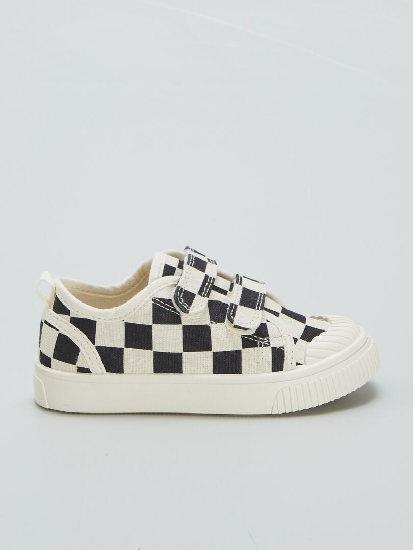 ZAPATILLAS BAJAS CON VELCROS  BEIGE