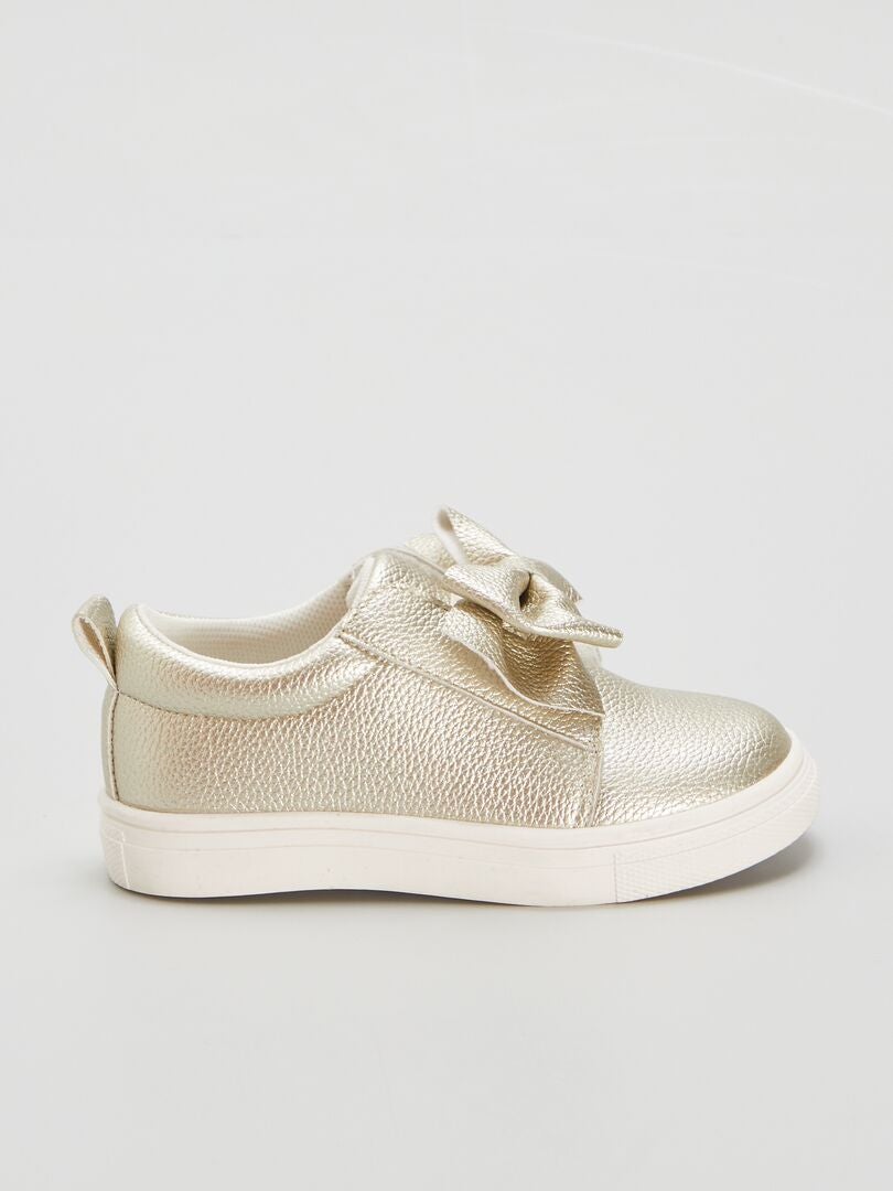 ZAPATILLAS CON LAZO  BEIGE