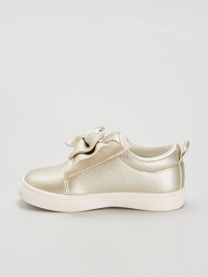 ZAPATILLAS CON LAZO  BEIGE