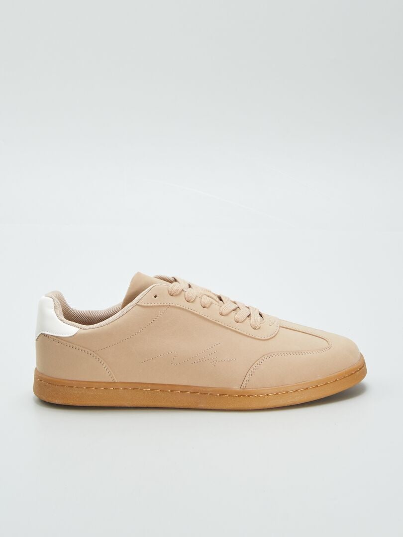 ZAPATILLAS DEPORTIVAS BAJAS  BEIGE