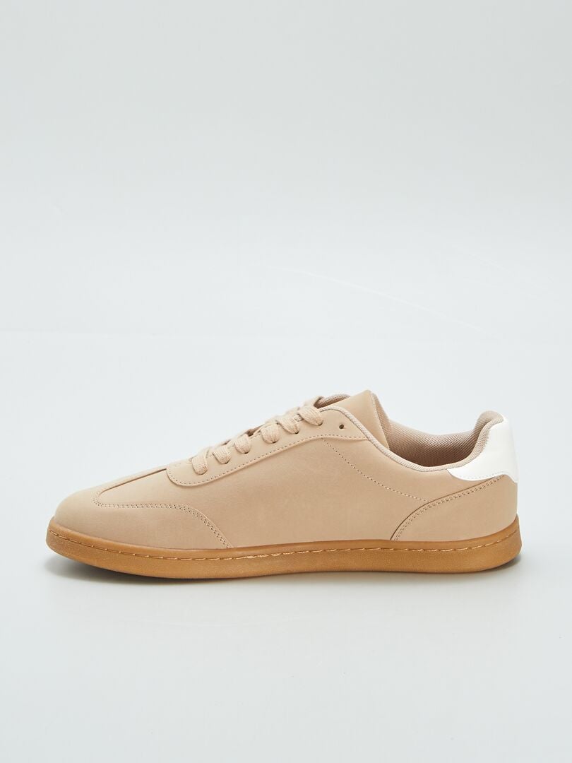ZAPATILLAS DEPORTIVAS BAJAS  BEIGE