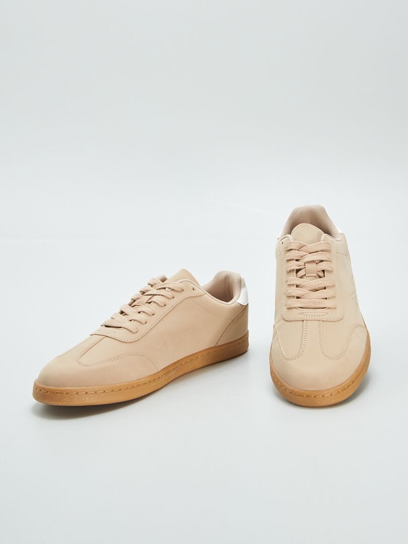 ZAPATILLAS DEPORTIVAS BAJAS  BEIGE