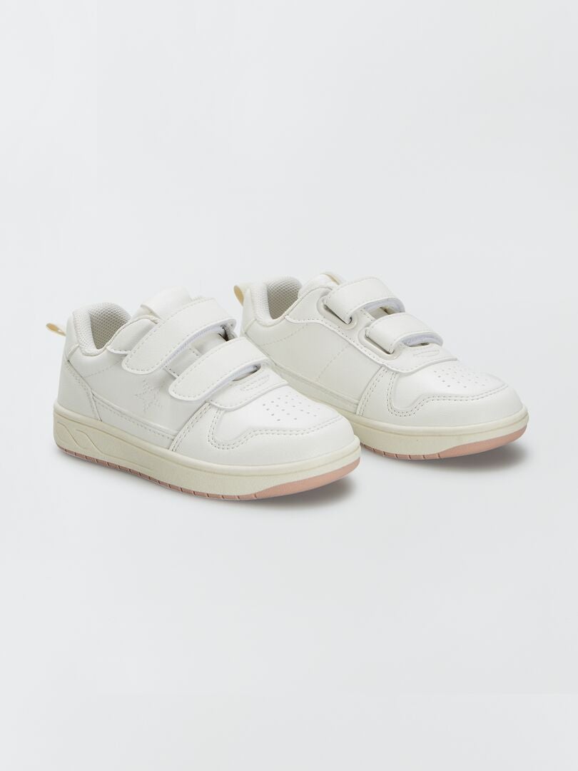 ZAPATILLAS DEPORTIVAS CON VELCROS  BLANCO