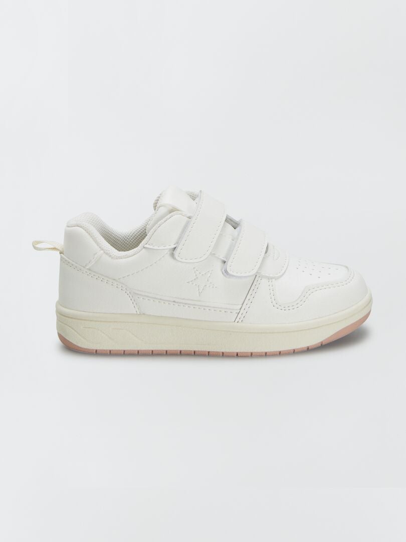 ZAPATILLAS DEPORTIVAS CON VELCROS  BLANCO