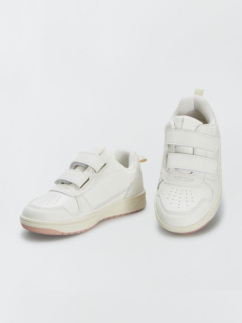 ZAPATILLAS DEPORTIVAS CON VELCROS  BLANCO