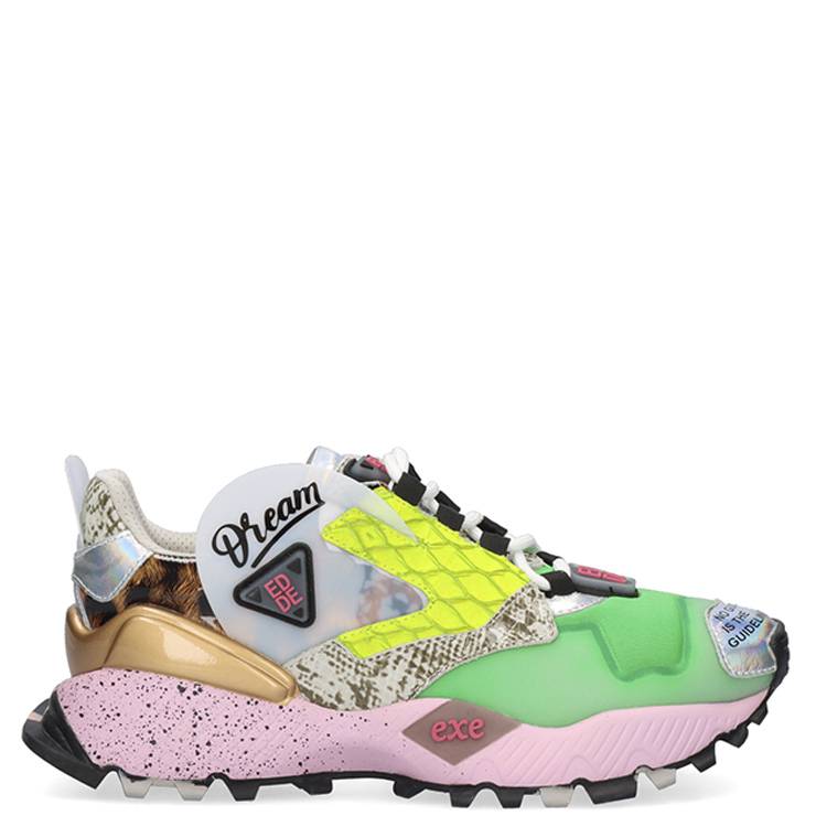 ZAPATILLAS EXE 9283 GREEN PINK