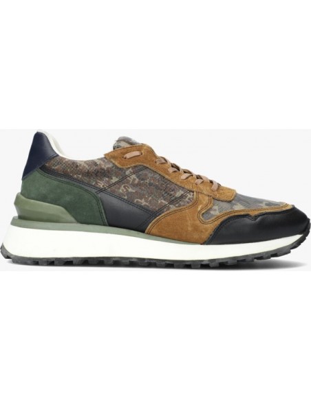 ZAPATILLAS GUESS MARRONES Y VERDES  ECOOL
