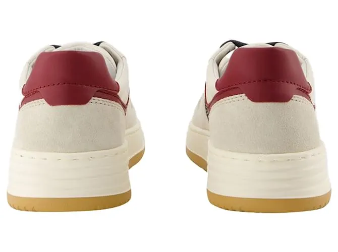 ZAPATILLAS H630  HOGAN  CUERO  BEIGE CASTAñO 