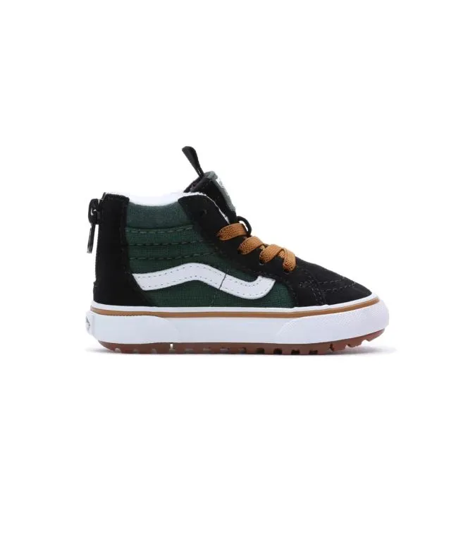 ZAPATILLAS VANS TD SK8HI ZIP MTE1 RIPSTOP NEGROVERDE (14 AñOS)