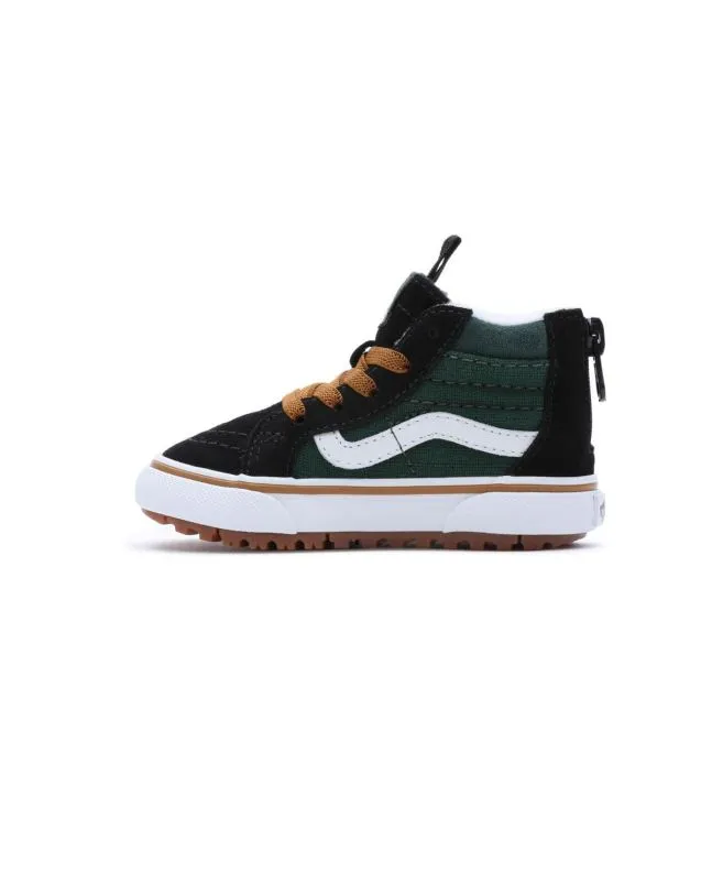 ZAPATILLAS VANS TD SK8HI ZIP MTE1 RIPSTOP NEGROVERDE (14 AñOS)
