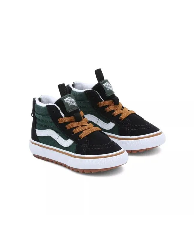 ZAPATILLAS VANS TD SK8HI ZIP MTE1 RIPSTOP NEGROVERDE (14 AñOS)