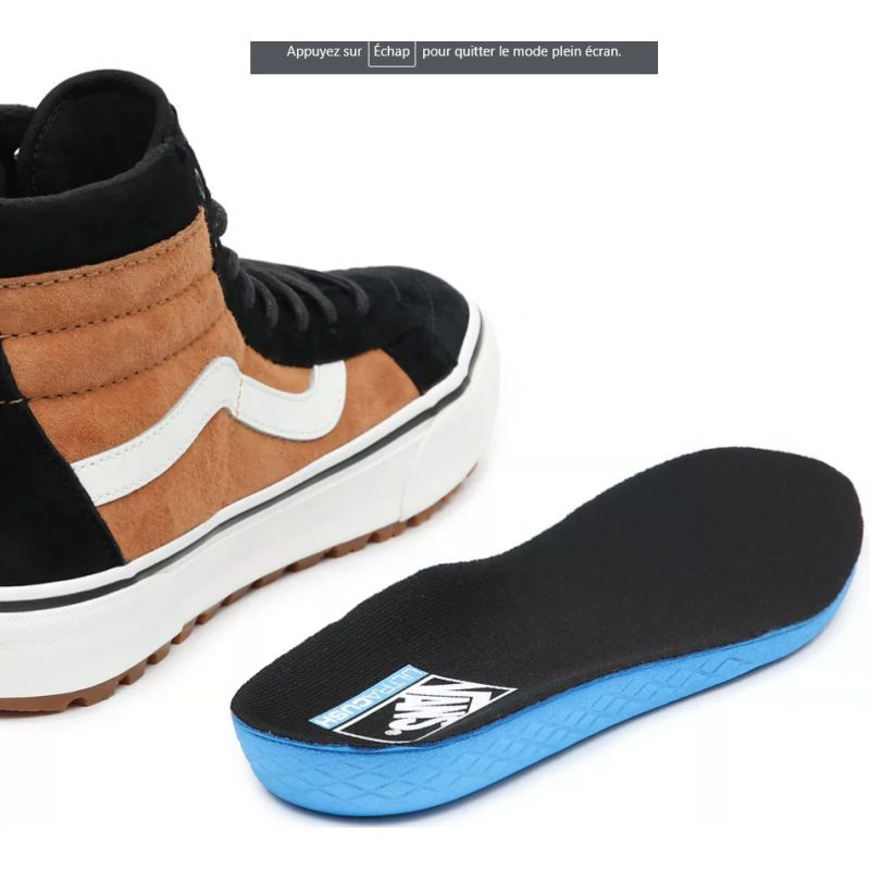 ZAPATILLAS VANS UA SK8HI MTE1 (NEGRO/MARRóN/BLANCO)