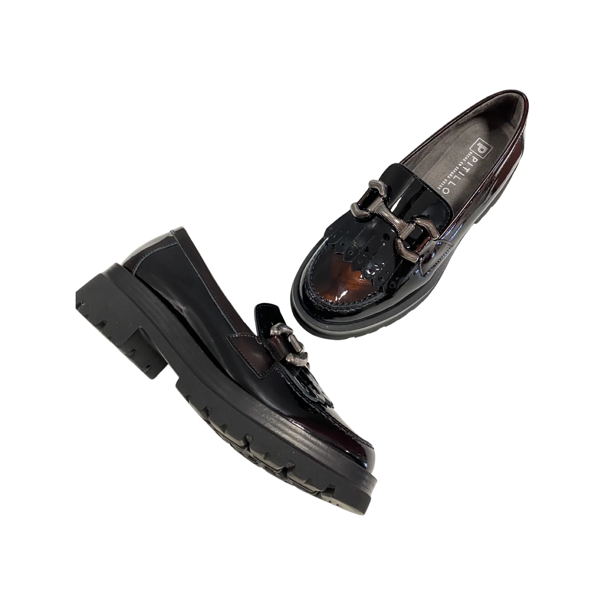 ZAPATO MUJER PITILLOS 5360 NEGROMARRN