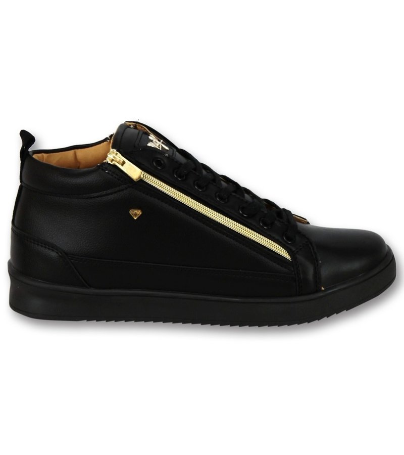 ZAPATOS DE HOMBRE  BEE BLACK GOLD V2  CMS98   NEGRO