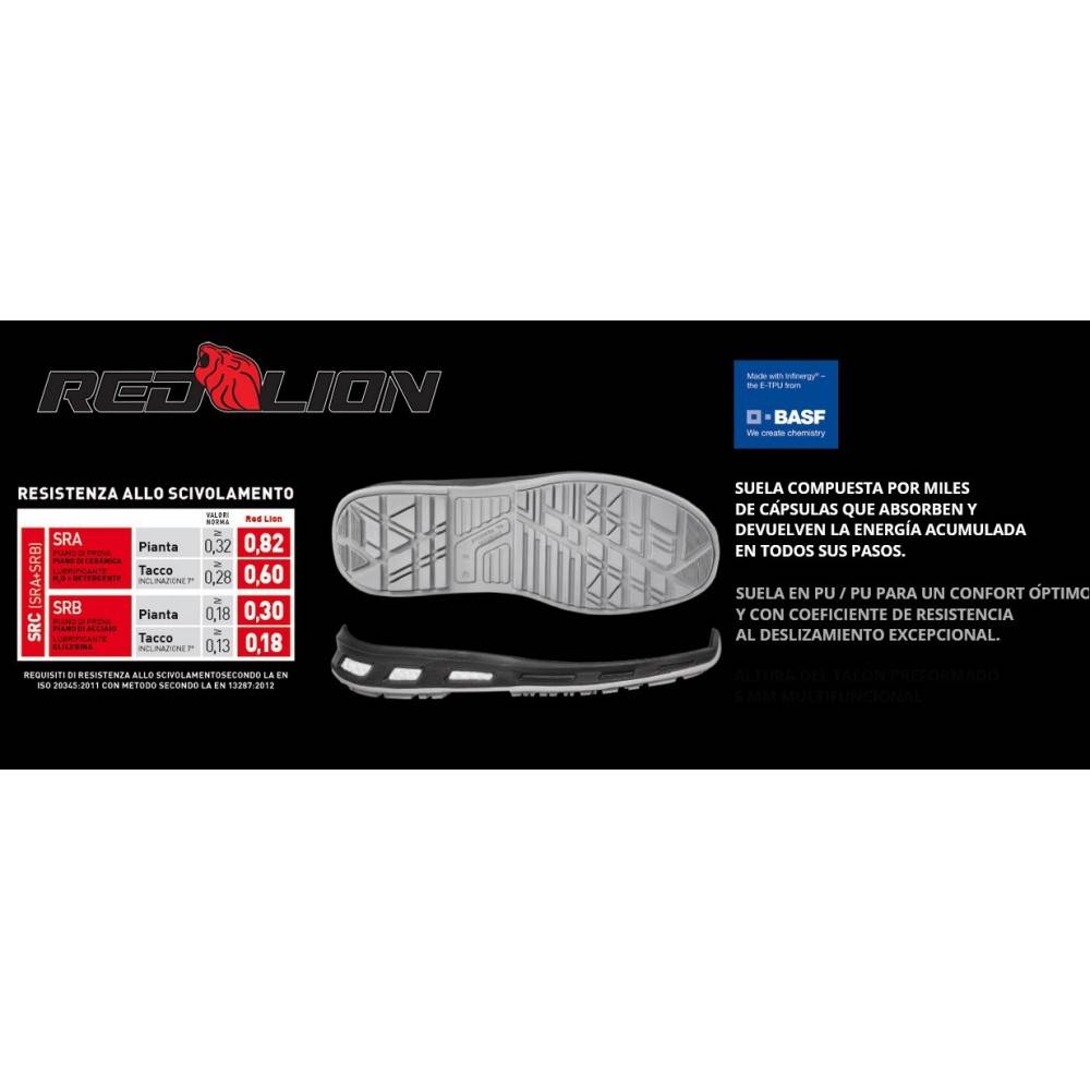ZAPATOS DE SEGURIDAD UPOWER RED LION PUSH S1P SRC ESD