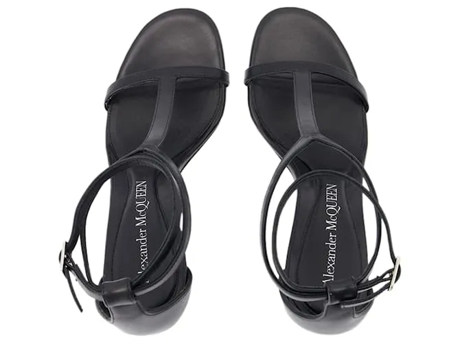 ZAPATOS HARNESS  ALEXANDER MCQUEEN  CUERO  NEGRO 
