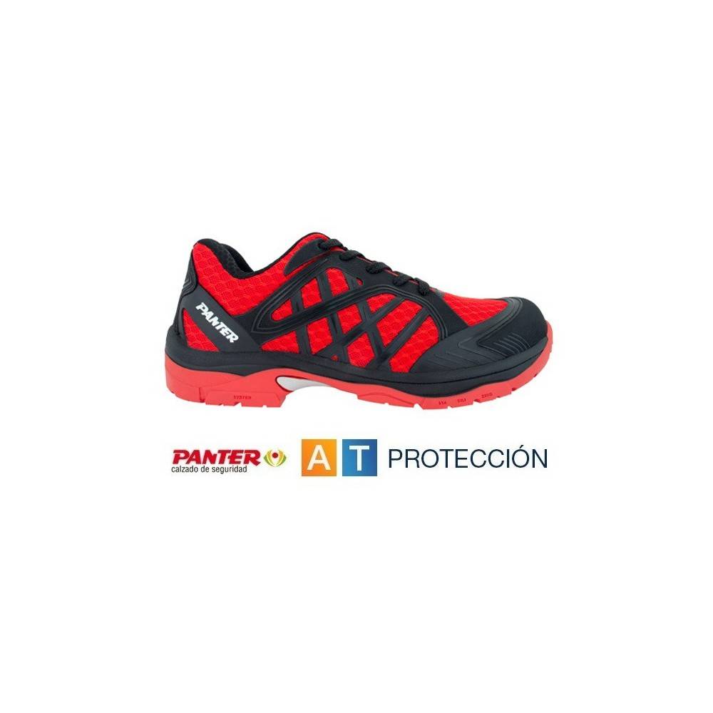 Zapatos Panter Argos S1P Rojos