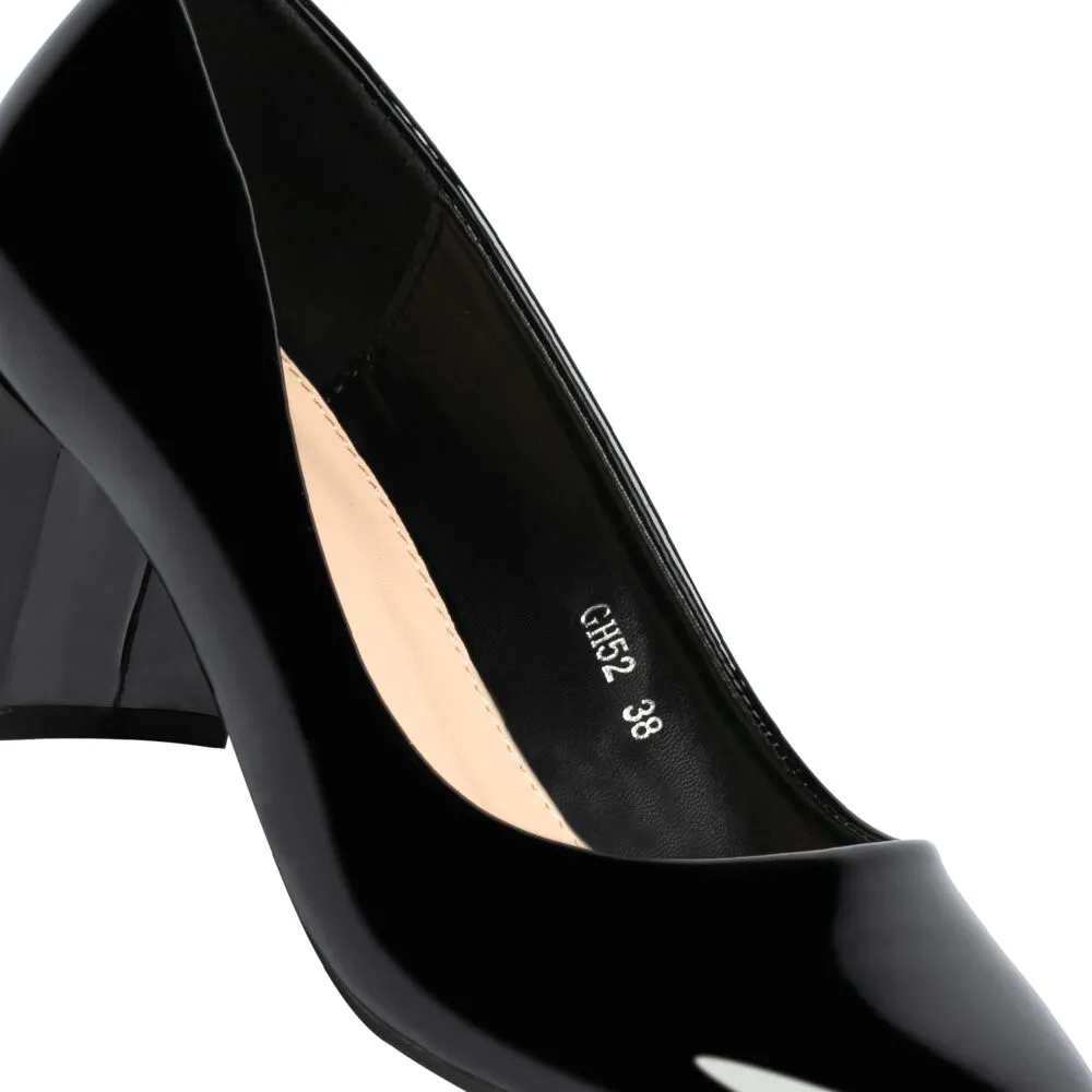 Zapatos Taco Negro Oficina Weide Gh52