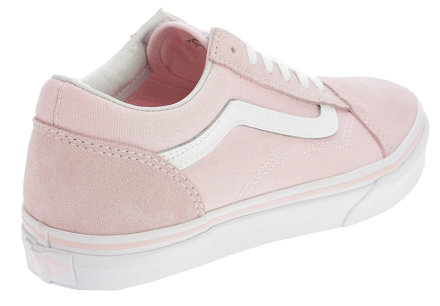 ZAPATOS VANS OLD SKOOL  SUEDE CANVAS/CHALK PINK/TRUE WHITE  UNISEX JUNIOR
