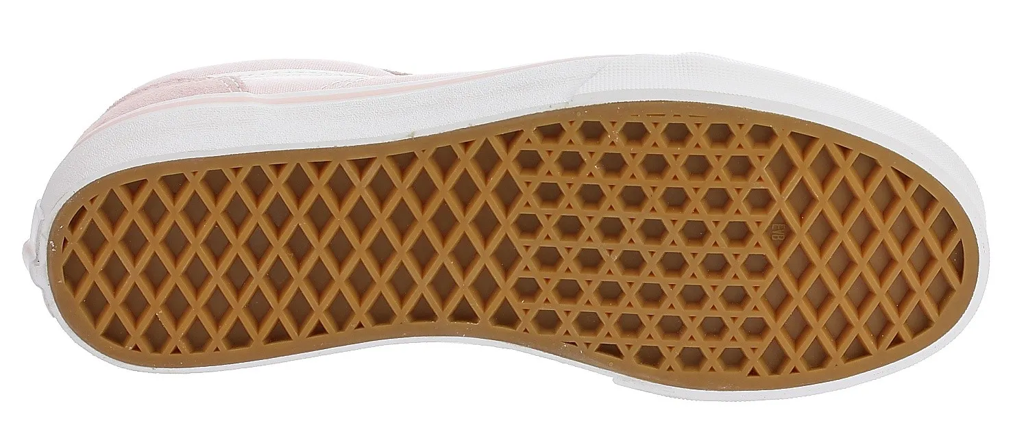 ZAPATOS VANS OLD SKOOL  SUEDE CANVAS/CHALK PINK/TRUE WHITE  UNISEX JUNIOR
